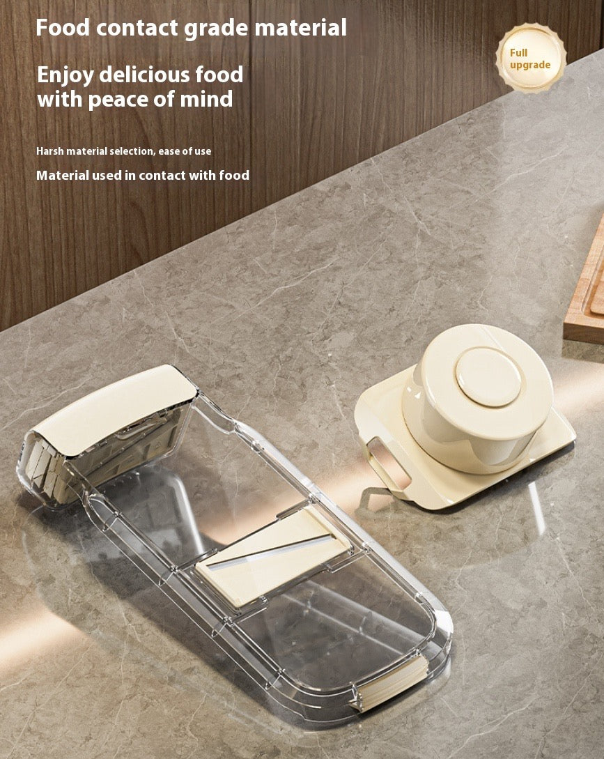 Clear  case with food contact grade material on a countertop