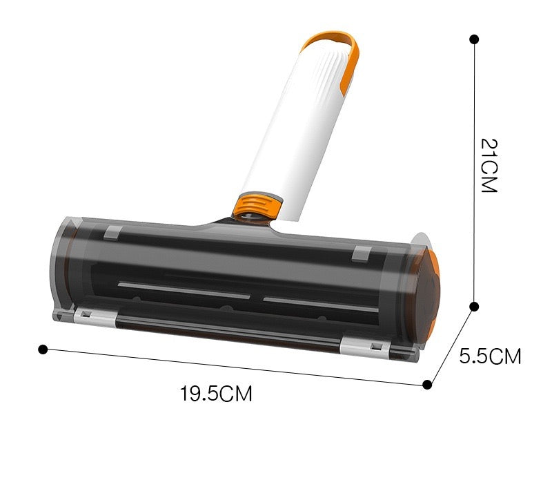 Cleaning tool with dimensions labeled on a white background